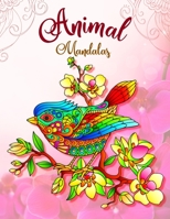 Animal Mandalas: An Adult Coloring Book with Beautiful and Relaxing Coloring Pages | Relaxing designs with animals | Stress Relieving Designs for Adults B087SM3SP8 Book Cover
