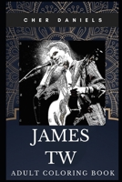 James TW Adult Coloring Book: Millennial Pop Star and "When You Love Me" Song Lyricist Inspired Coloring Book for Adults 1703382323 Book Cover