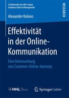 Effektivitat in Der Online-Kommunikation: Eine Untersuchung Von Customer-Online-Journeys 3658175672 Book Cover