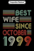 Composition Notebook: Womens 40th Wedding Anniversary Gifts Wife Since July 1979 Journal/Notebook Blank Lined Ruled 6x9 100 Pages 1673689728 Book Cover