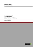 Werbeplagiate: Eine juristische Einordnung 364087742X Book Cover