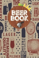 Beer Book: Unique Gifts Women Men Ipa Adult Boyfriend Grownups Hand Crafted Brewing Rating Review B084DHWQBP Book Cover