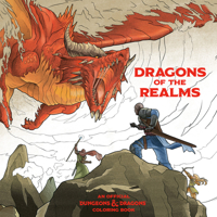 Dragons of the Realms: An Official Dungeons & Dragons Coloring Book 0593838181 Book Cover
