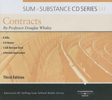 Sum & Substance Audio on Contracts (Sum & Substance CD Series) 0314180656 Book Cover