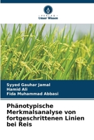 Phänotypische Merkmalsanalyse von fortgeschrittenen Linien bei Reis (German Edition) 620243614X Book Cover