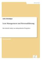 Lean Management Und Personalfuhrung 383861254X Book Cover