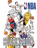 Nba Coloring Book: Nba Basketball Coloring Book With Over 50 Single-sided pages, Images of Relaxing illustration as a wonderful gift B0884BTYWL Book Cover