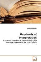 Thresholds of Interpretation 3639237986 Book Cover