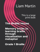 The Braille House, memory tricks to learning braille through visualization and metaphor: Grade 1 Braille.: This is a large print book. B0FTGDM5S4 Book Cover