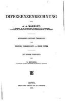 Differenzenrechnung 1530775701 Book Cover