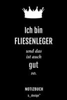 Notizbuch f�r Fliesenleger: Originelle Geschenk-Idee [120 Seiten kariertes blanko Papier] 1677478705 Book Cover