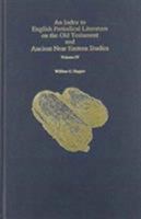 An Index to English Periodical Literature on the Old Testament and Ancient Near Eastern Studies 0810834936 Book Cover