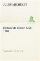 Histoire de France - 1758-1789 936209567X Book Cover