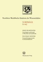 Gerechtigkeit Und Fairness in Wirtschaft Und Gesellschaft. Entstaatlichungspotentiale Im Hochschulbereich: 441. Sitzung Am 4. November 1992 in Dusseldorf 3531084429 Book Cover