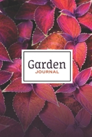 Garden Journal: Floral Garden Notebook Lined 6x9 Inch Journal 1673937055 Book Cover