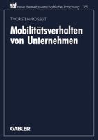 Mobilitatsverhalten Von Unternehmen 3663051625 Book Cover