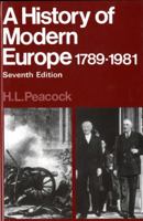 A History of Modern Europe, 1789-1981 0435317113 Book Cover