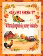 Harvest Serenity: A Thanksgiving Coloring Journey for Adults B0CFWWC2F3 Book Cover