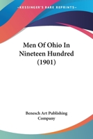 Men Of Ohio In Nineteen Hundred 1145941621 Book Cover