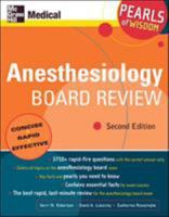 Anesthesiology Board Review (Pearls of Wisdom) 0071464123 Book Cover