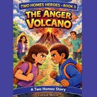 TWO HOMES HEROES - BOOK 5 - THE ANGER VOLCANO: A Two Homes Heroes Story B0GV9ZSGR1 Book Cover