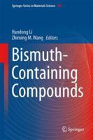 Bismuth-Containing Compounds 1461481201 Book Cover