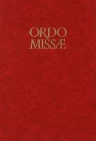 Ordo Missae In Cantu 2852740044 Book Cover