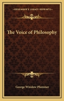 The Voice Of Philosophy 1425345816 Book Cover