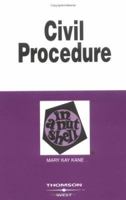 Civil Procedure in a Nutshell (Nutshell Series) 0314145818 Book Cover