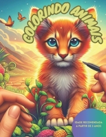 Colorindo Animais (Portuguese Edition) B0CR8F29X6 Book Cover