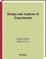 Design and Analysis of Experiments (Springer Texts in Statistics) 1475772920 Book Cover