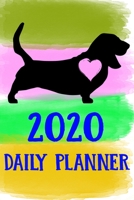 2020 Daily Planner: Basset Hound 2020 Daily Planner Calendar Schedule Organizer Appointment Journal Notebook For Basset Hound Dog Puppy Owners Lovers 1709932058 Book Cover