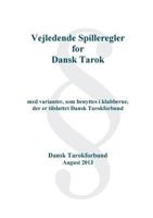 Dansk Tarok Spil: Vejledende regelsæt 8771455418 Book Cover