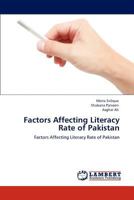 Factors Affecting Literacy Rate of Pakistan 3846529710 Book Cover