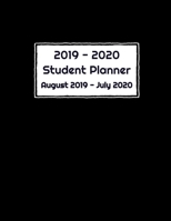 2019 - 2020 Student Planner August 2019 to July 2020 1690871504 Book Cover