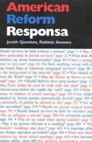 American Reform Responsa: Collected Responsa of the Central Conference of American Rabbis, 1889-1983 0916694836 Book Cover