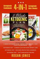 Ketogenic Cookbook: 4-In-1 Ketogenic Diet Books 1542340144 Book Cover