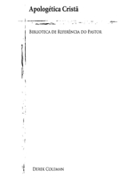 Apologetica Crista: Biblioteca De Referencia Do Pastor 1098334949 Book Cover