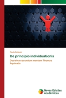 De principio individuationis 6202049065 Book Cover