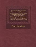 Ber Craniosclerosis Totalis Rhachitica Und Verdickte Sch del Berhaupt: Nebst Neuen Beobachtungen Jener Krankheit: Ein Monographisches Programm Zu Dem Dreihundertj Hrigen Jubelfest Der Universit T Jena 1249991927 Book Cover