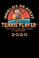 Terminkalender 2020: Worlds okayest Terminkalender und Tagesplaner ca DIN A5 farbig 376 Seiten 1 Seite pro Tag Tennis Tennisspieler 1674550251 Book Cover