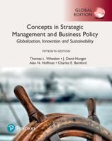 Concepts in Strategic Management and Business Policy: Globalization, Innovation and Sustainability, Global Edition 129222729X Book Cover