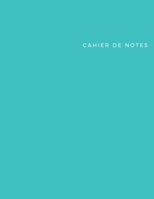 CAHIER DE NOTES: bleu (French Edition) 1713103281 Book Cover