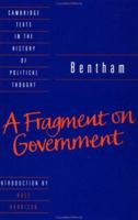 A Fragment on Government 0521359295 Book Cover