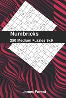 250 Numbricks 9x9 Medium Puzzles: Numbricks Puzzle Books for Adults 172896069X Book Cover