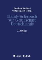 Handworterbuch Zur Gesellschaft Deutschlands 332294977X Book Cover