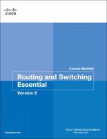 Routing and Switching Essentials V6 Course Booklet 1587134276 Book Cover