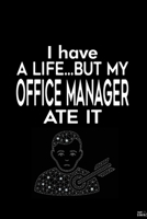 Funny Office Manager Blank College Ruled Line Paper 1713062704 Book Cover