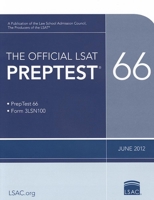 The Official LSAT PrepTest 66: 0984636056 Book Cover