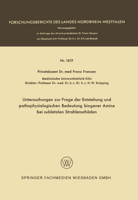 Untersuchungen zur Frage der Entstehung und pathophysiologischen Bedeutung biogener Amine bei subletalen Strahlenschäden 3663065847 Book Cover